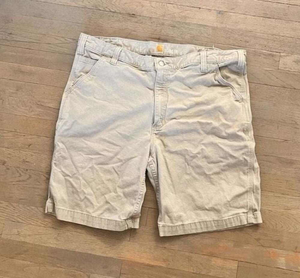 Carhartt Relaxed Fit 102514 Canvas Utility Work Shorts - Khaki